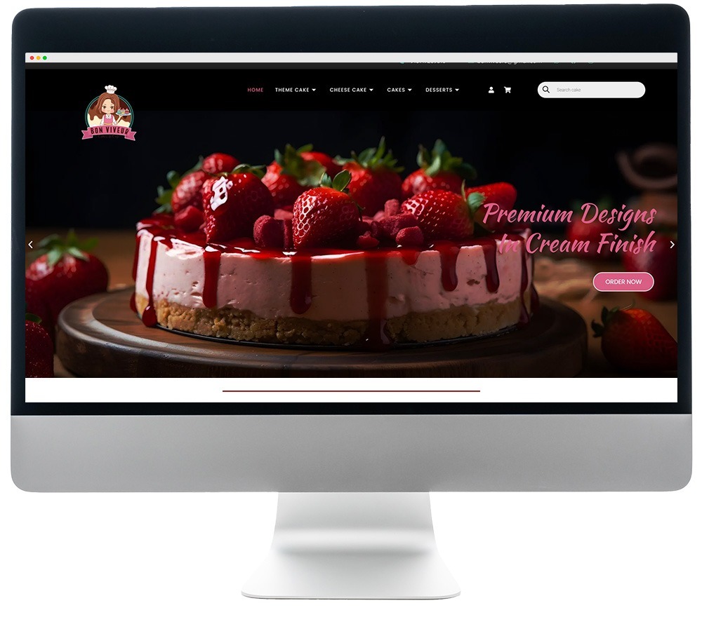 Website Design for Bonviveur