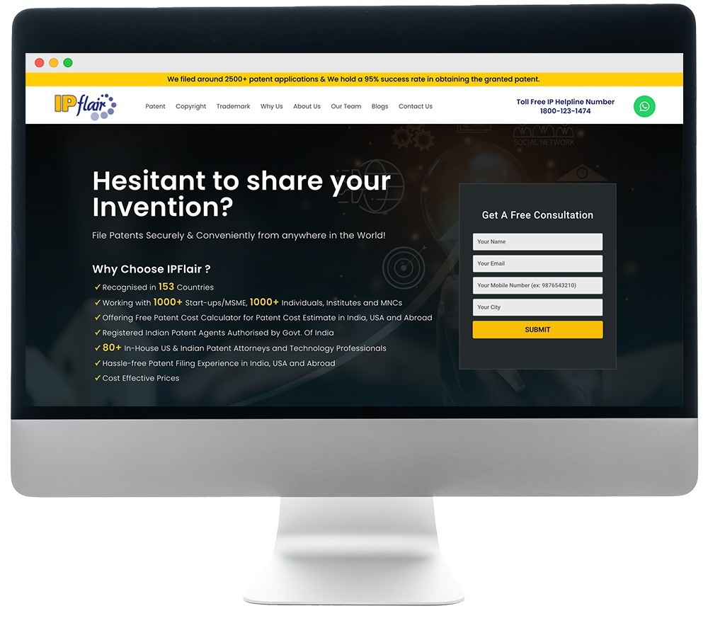 Website Design for IPFlair